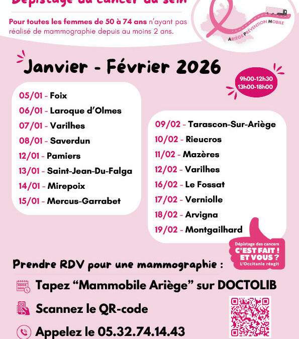 Planning Mammobile janvier février